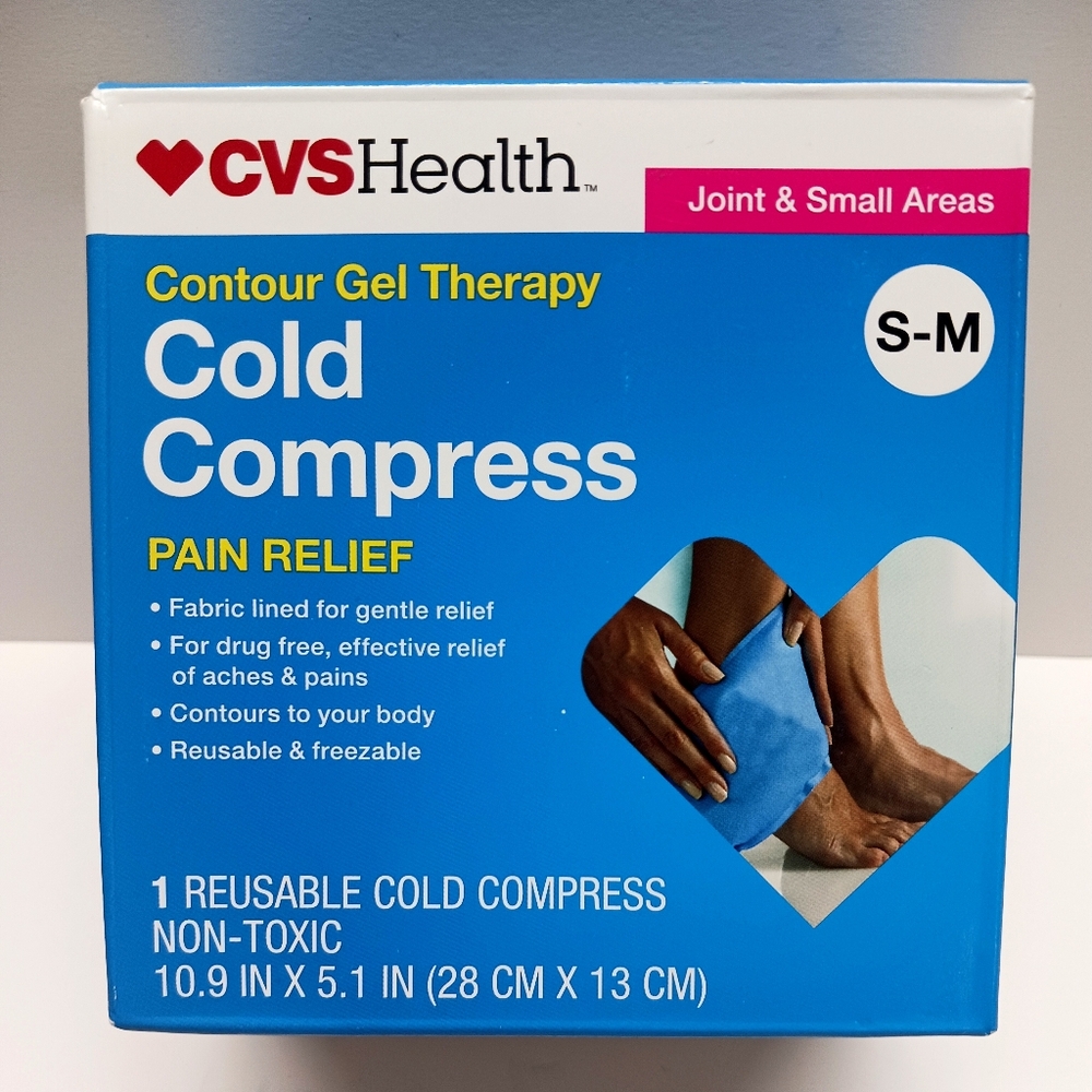 CVS Health Contour Gel Therapy Cold Compress Pain Relief S-M NIB